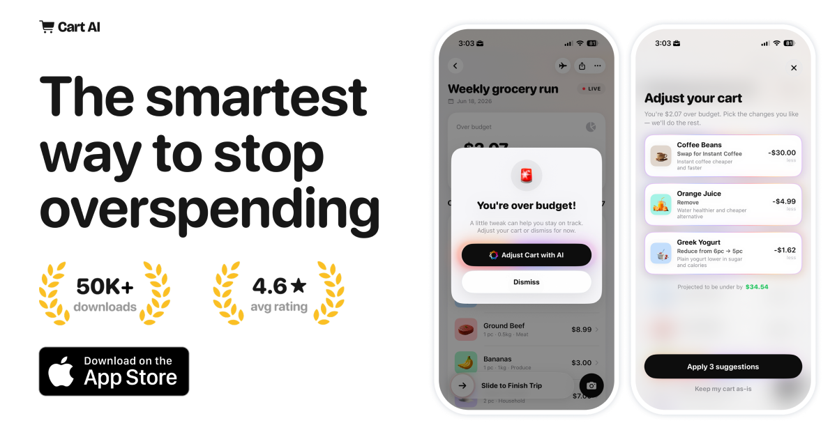 Cart AI: Track Grocery Budget